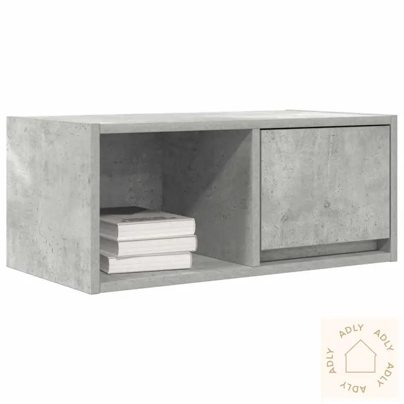 Tv-Benk Betonggrå 60X31X25,5 Cm Konstruert Tre