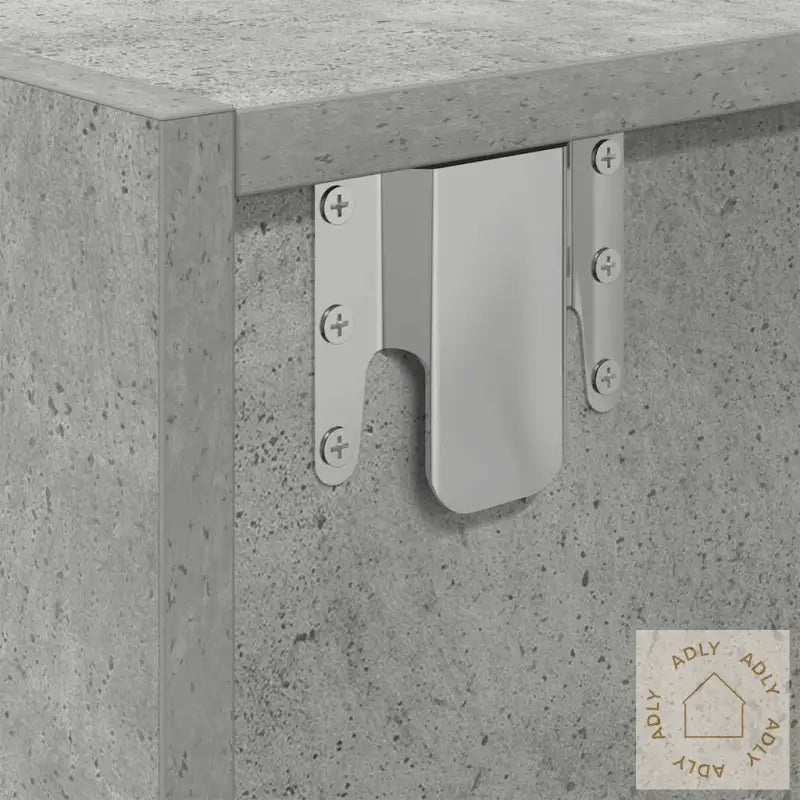 Tv-Benk Betonggrå 60X31X25,5 Cm Konstruert Tre