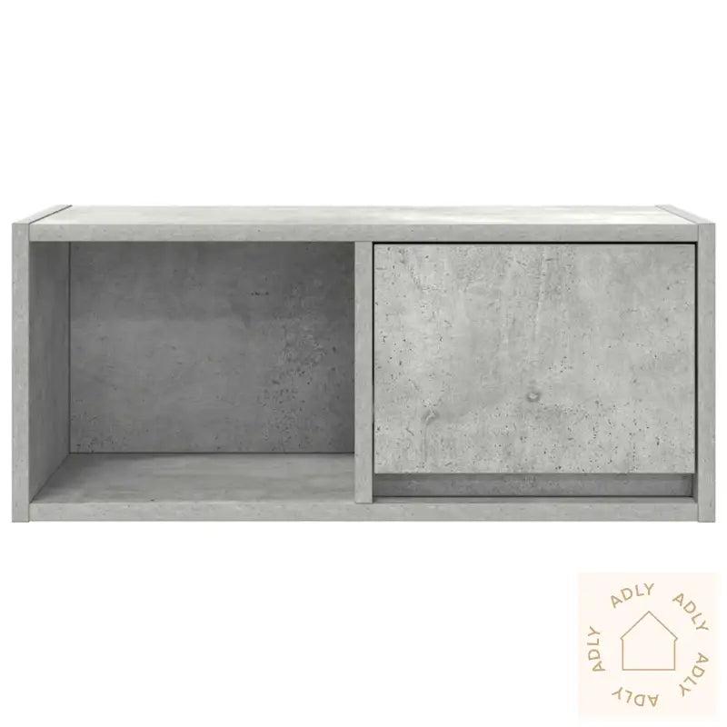 Tv-Benk Betonggrå 60X31X25,5 Cm Konstruert Tre