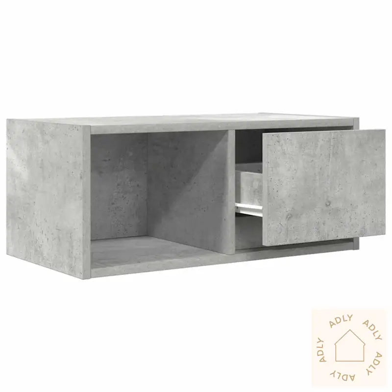 Tv-Benk Betonggrå 60X31X25,5 Cm Konstruert Tre