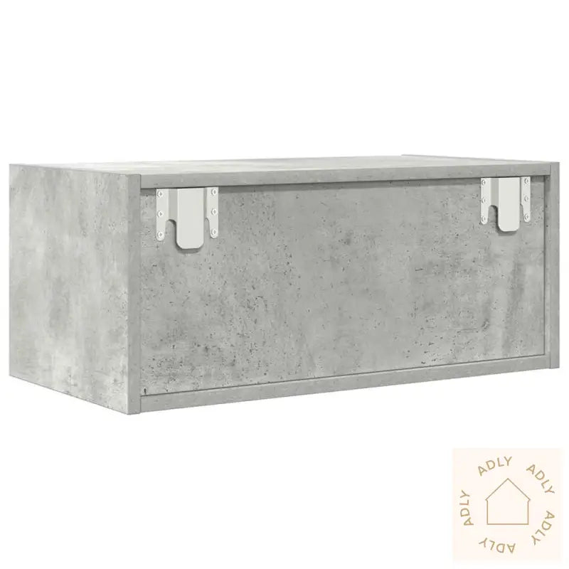 Tv-Benk Betonggrå 60X31X25,5 Cm Konstruert Tre