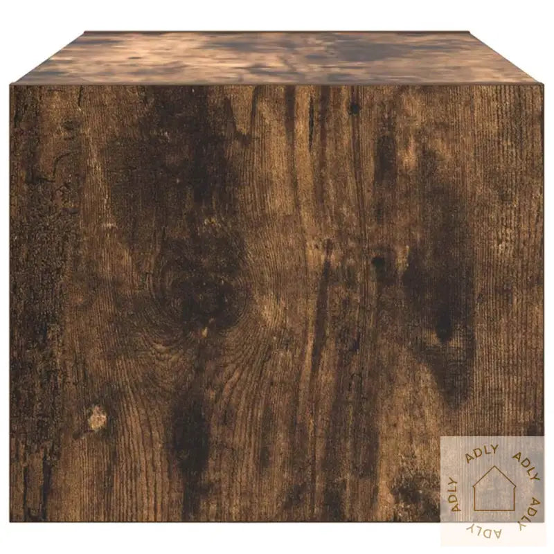 Tv-Benk Røkt Eik 60X31X25,5 Cm Konstruert Tre