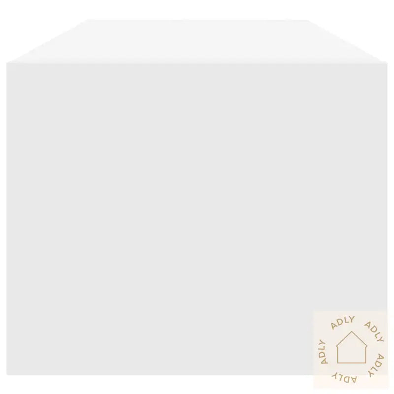Tv-Benk Hvit 100X31X25,5 Cm Konstruert Tre