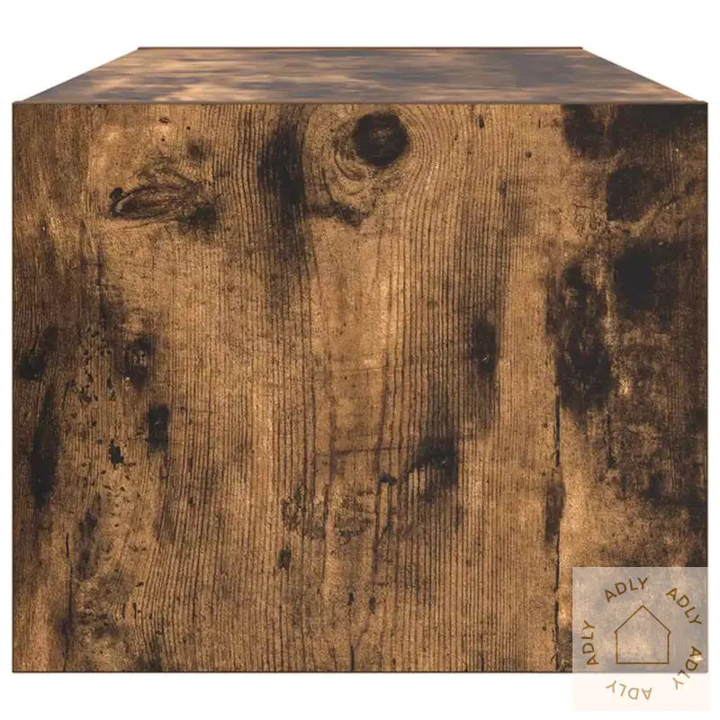 Tv-Benker 2 Stk Røkt Eik 80X31X25,5 Cm Konstruert Tre