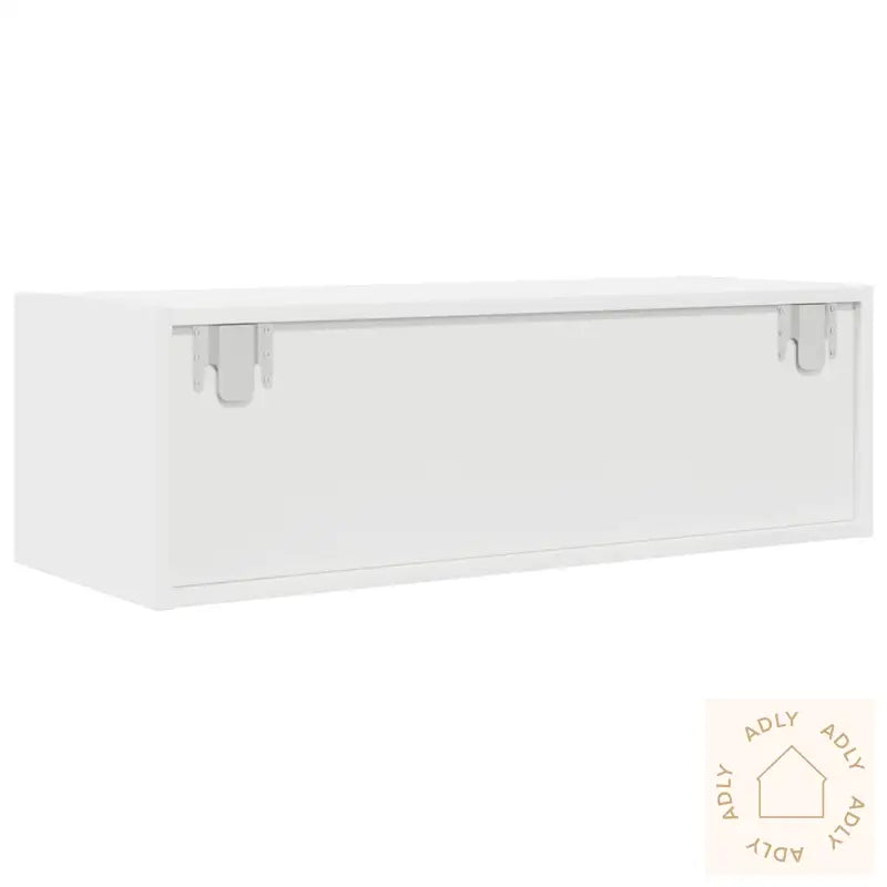 Tv-Benk Hvit 80X31X25,5 Cm Konstruert Tre