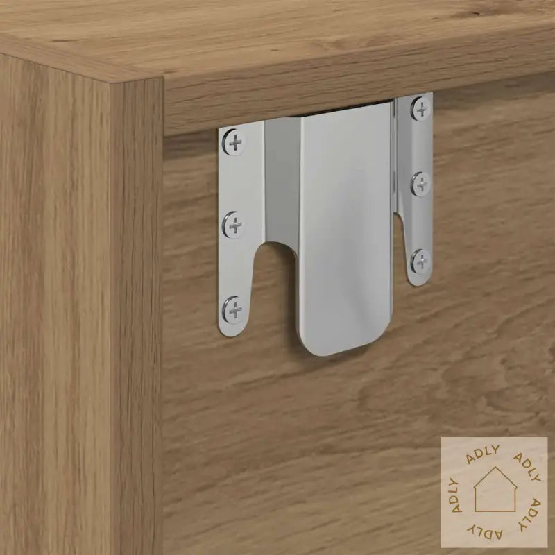 Tv-Benk Artisan Eik 80X31X25,5 Cm Konstruert Tre