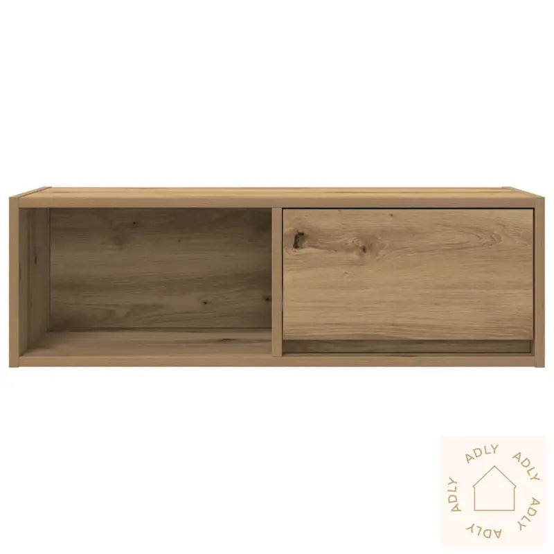 Tv-Benk Artisan Eik 80X31X25,5 Cm Konstruert Tre