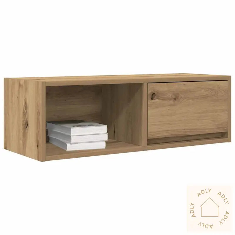 Tv-Benk Artisan Eik 80X31X25,5 Cm Konstruert Tre