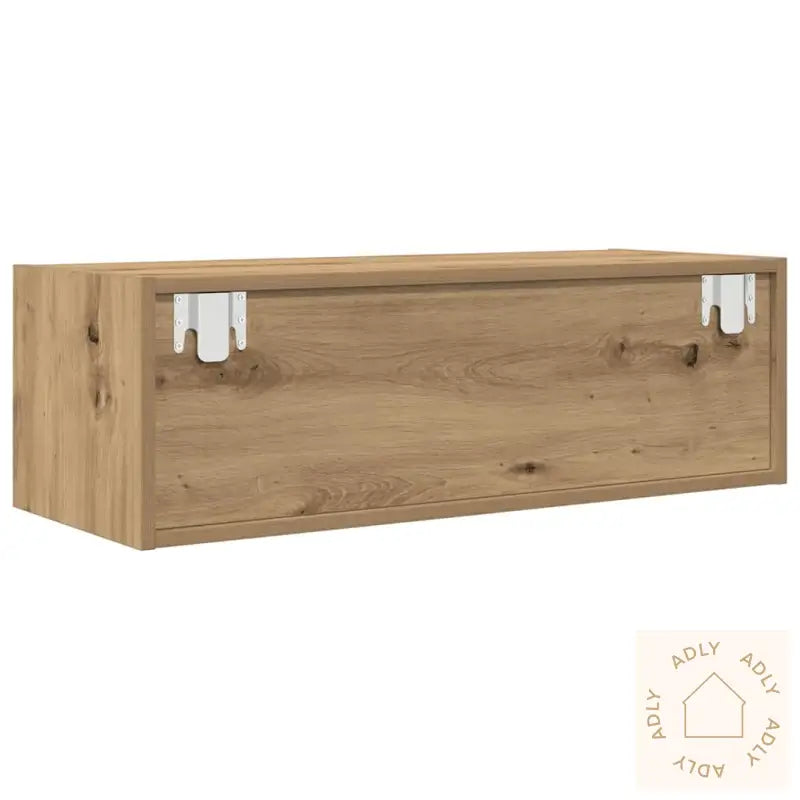 Tv-Benk Artisan Eik 80X31X25,5 Cm Konstruert Tre