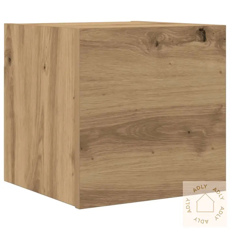Vegghengt Tv-Benk Artisan Eik 30,5X30X30 Cm