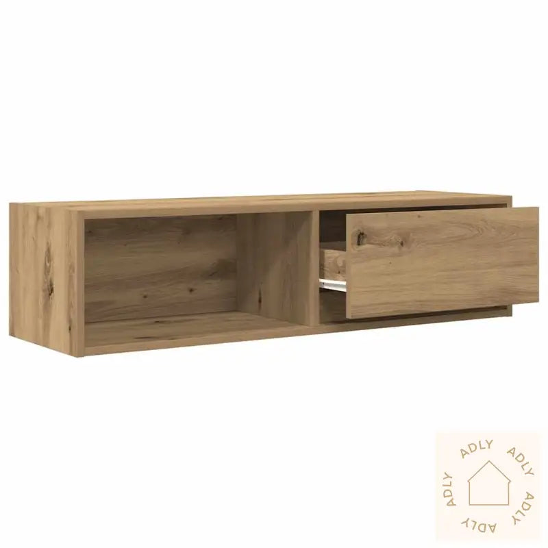 Tv-Benk Artisan Eik 100X31X25,5 Cm Konstruert Tre