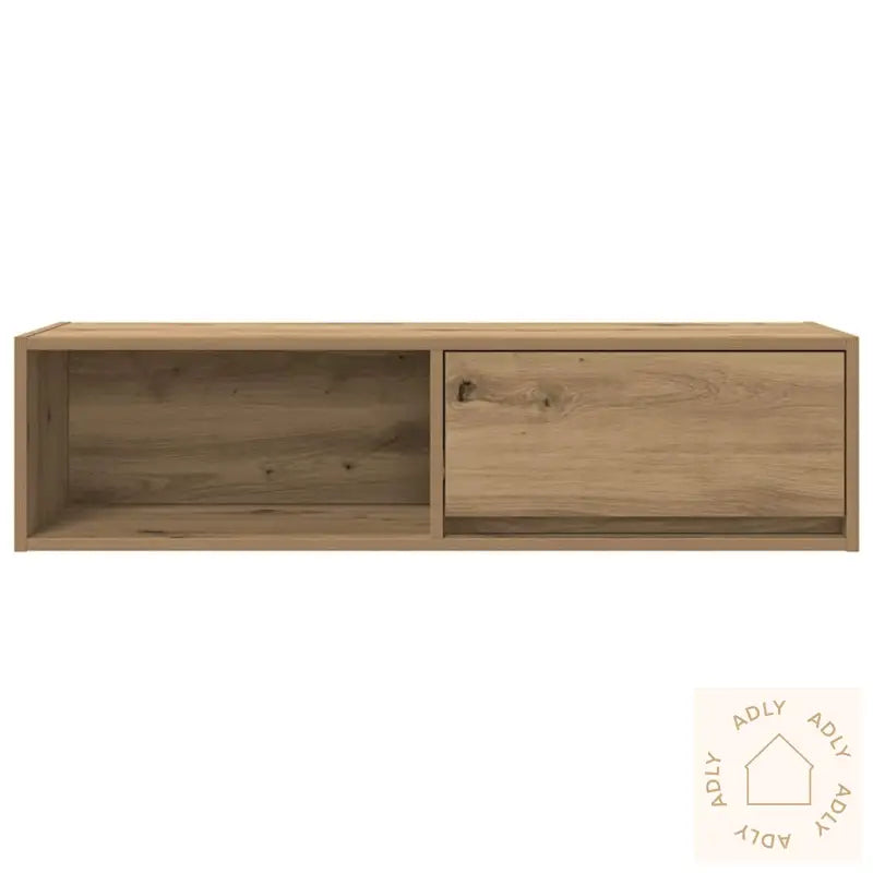 Tv-Benk Artisan Eik 100X31X25,5 Cm Konstruert Tre