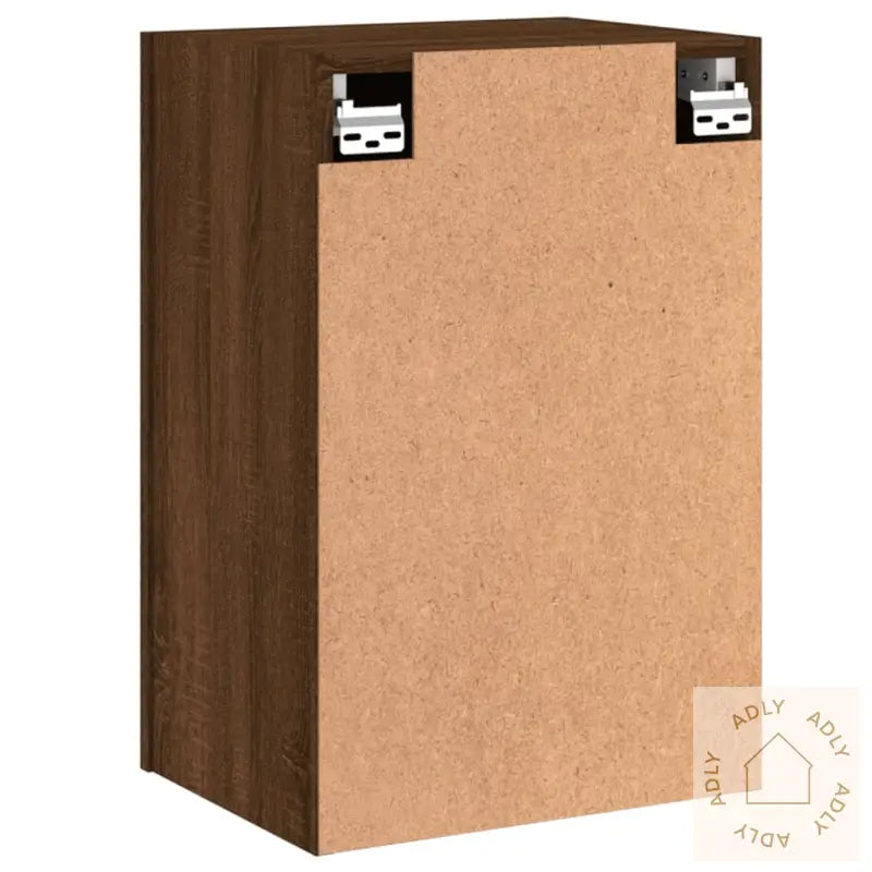 Vegghengte Tv-Benker 2 Stk Brun Eik 40,5X30X60Cm Konstruert Tre