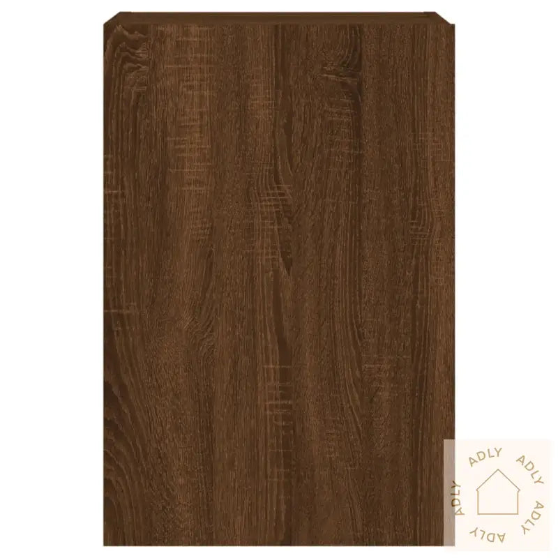 Vegghengte Tv-Benker 2 Stk Brun Eik 40,5X30X60Cm Konstruert Tre