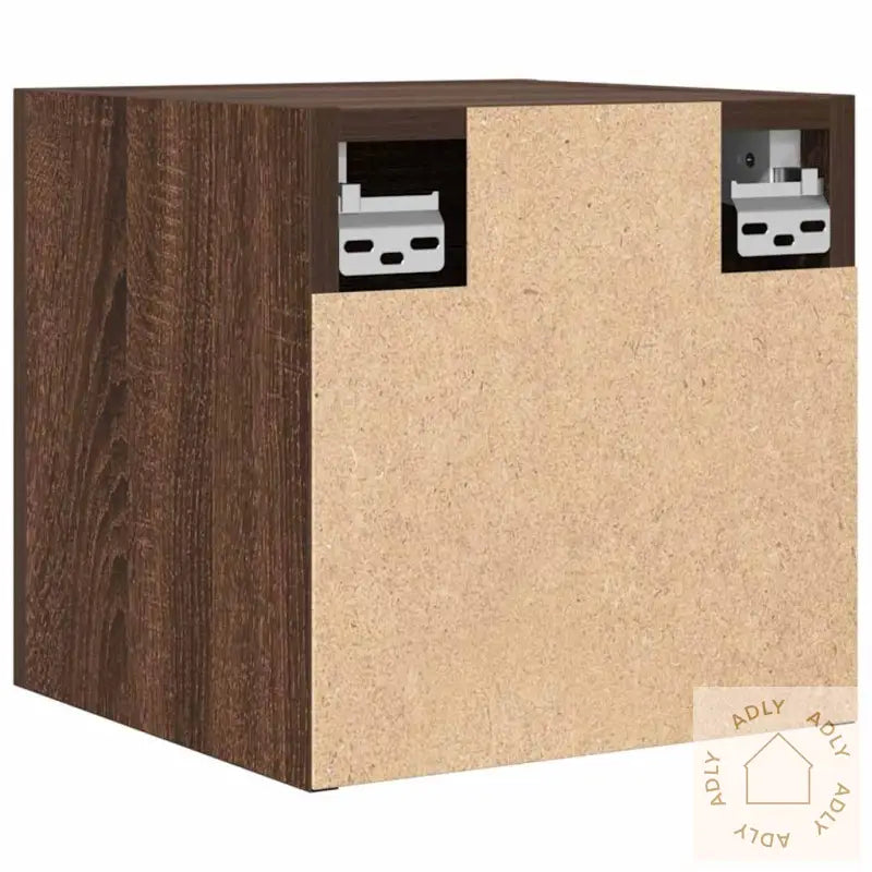 Vegghengte Tv-Benker 2 Stk Brun Eik 30,5X30X30 Cm