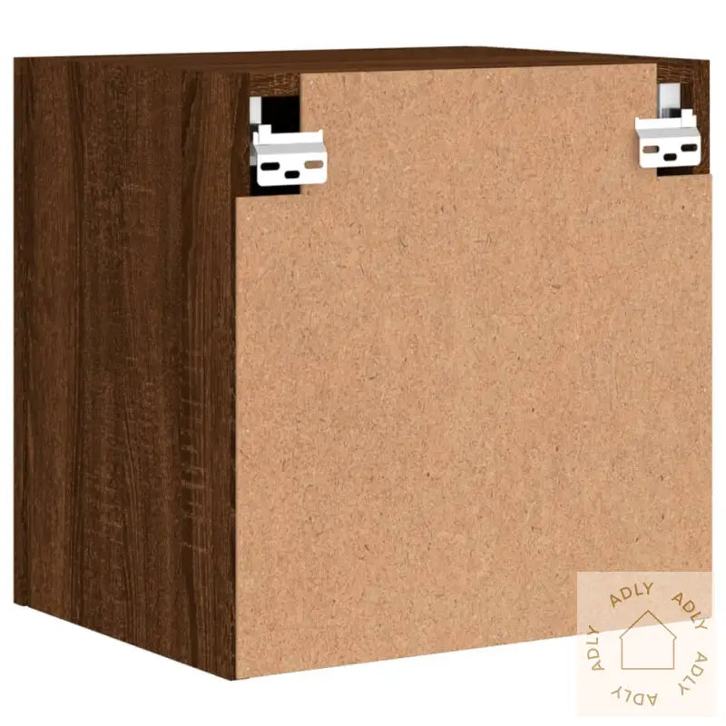 Vegghengte Tv-Benker 2 Stk Brun Eik 40,5X30X40Cm Konstruert Tre