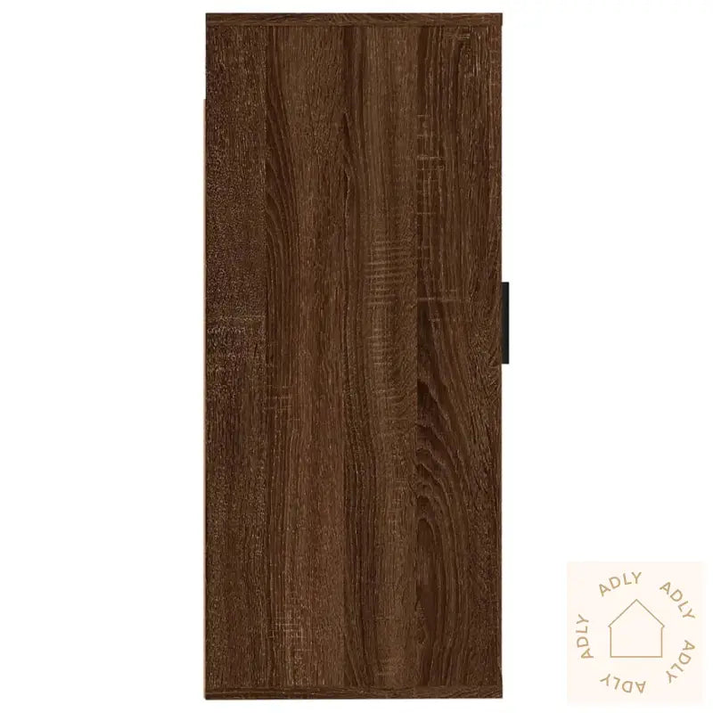 Vegghengt Tv-Benk Brun Eik 40X34,5X80 Cm