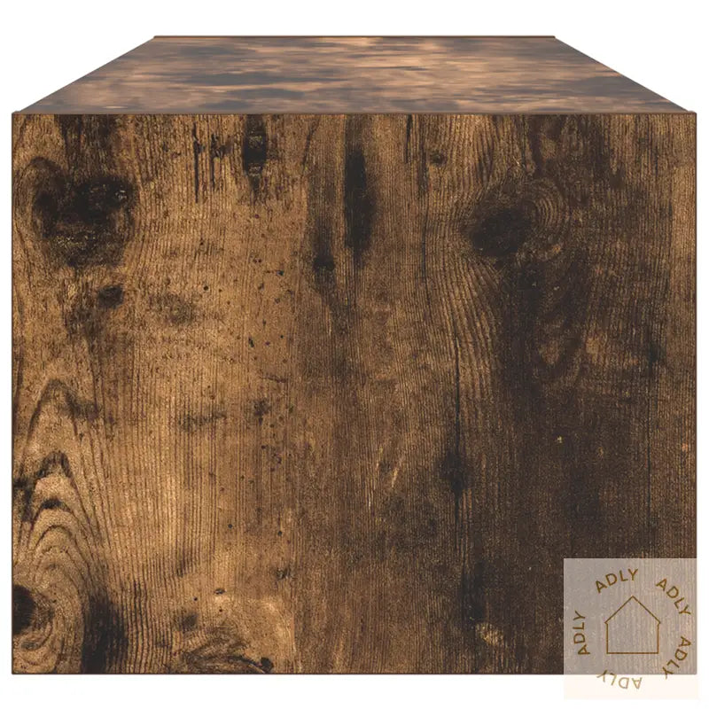 Tv-Benk Røkt Eik 100X31X25,5 Cm Konstruert Tre