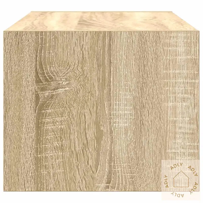 Tv-Benk Sonoma Eik 60X31X25,5 Cm Konstruert Tre