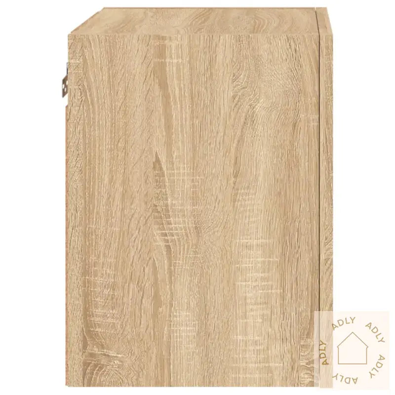 Vegghengte Tv-Benker 2 Stk Sonoma Eik 40,5X30X40 Konstruert Tre