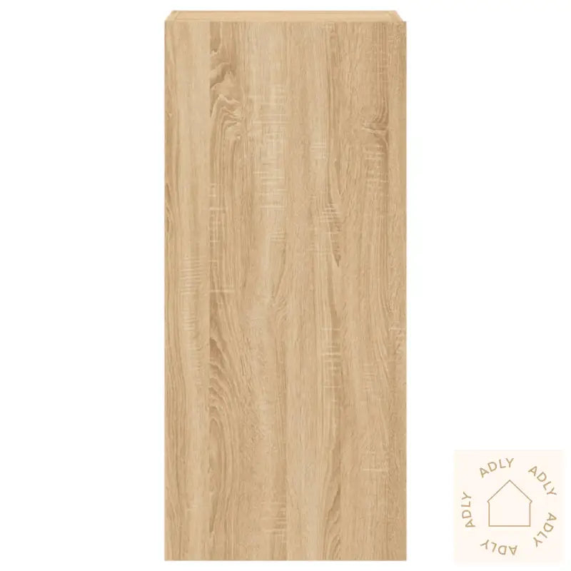 Vegghengt Tv-Benk Sonoma Eik 40,5X30X90 Cm Konstruert Tre