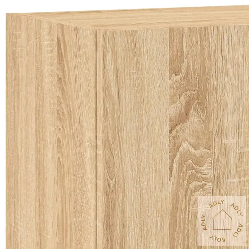 Vegghengt Tv-Benk Sonoma Eik 40,5X30X90 Cm Konstruert Tre