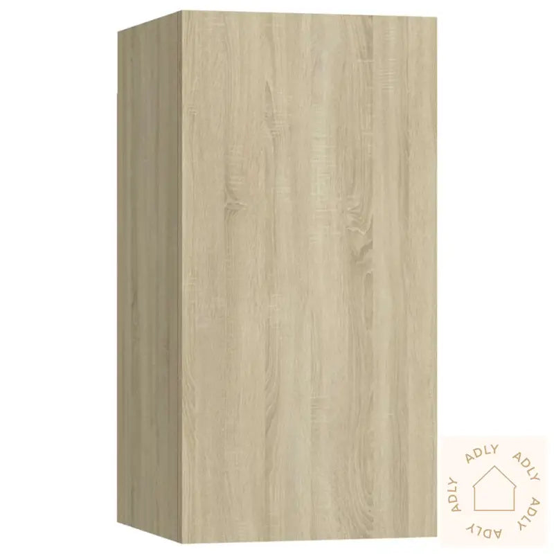 Tv-Benker 2 Stk Sonoma Eik 30,5X30X60 Cm Sponplate