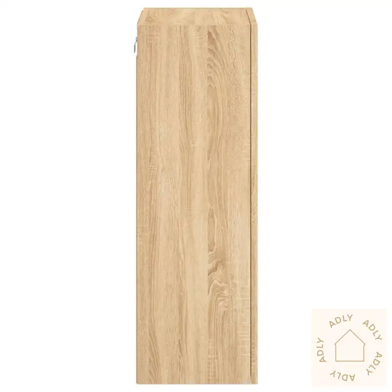 Vegghengt Tv-Benk Sonoma Eik 40,5X30X90 Cm Konstruert Tre