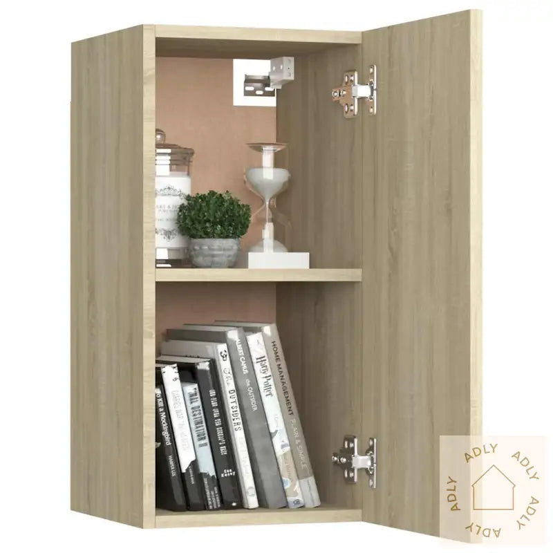 Tv-Benk Sonoma Eik 30,5X30X60 Cm Konstruert Tre