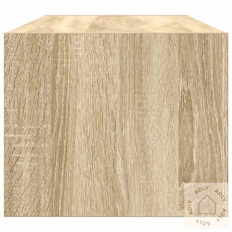 Tv-Benk Sonoma Eik 80X31X25,5 Cm Konstruert Tre