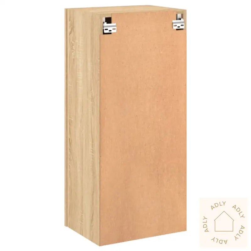 Vegghengt Tv-Benk Sonoma Eik 40,5X30X90 Cm Konstruert Tre