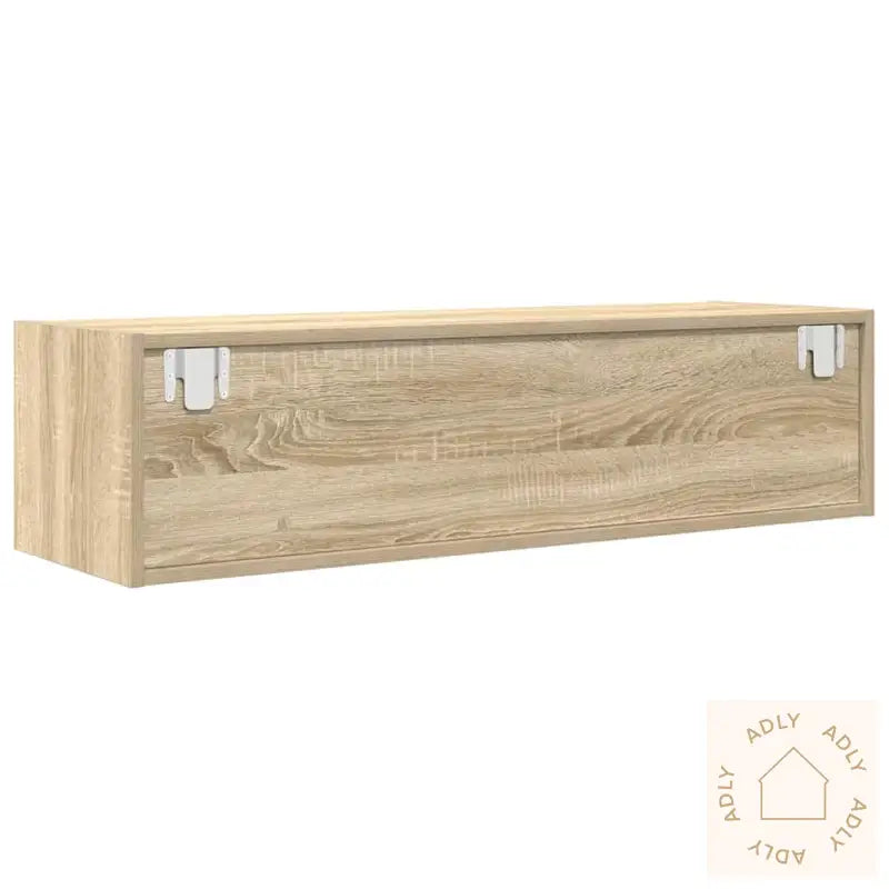 Tv-Benk Sonoma Eik 100X31X25,5 Cm Konstruert Tre
