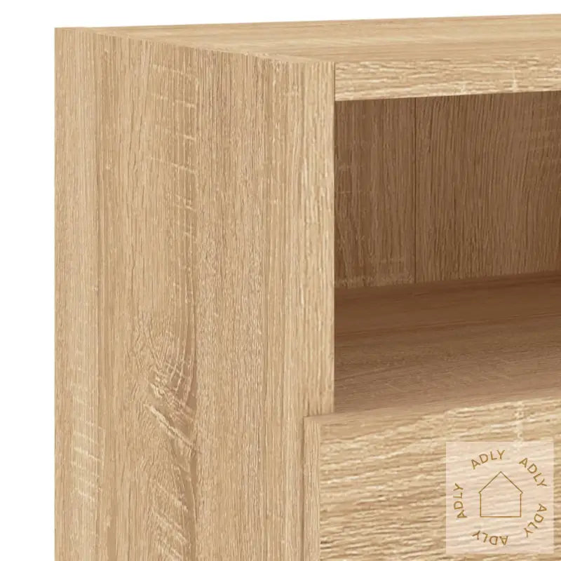 Vegghengt Tv-Benk Sonoma Eik 60X30X30 Cm Konstruert Tre