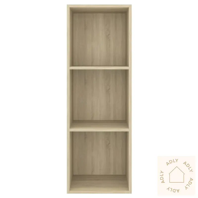 Vegghengt Tv-Benk Sonoma Eik 37X37X107 Cm Konstruert Tre