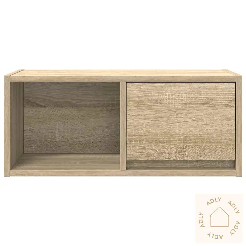 Tv-Benker 2 Stk Sonoma Eik 60X31X25,5 Cm Konstruert Tre