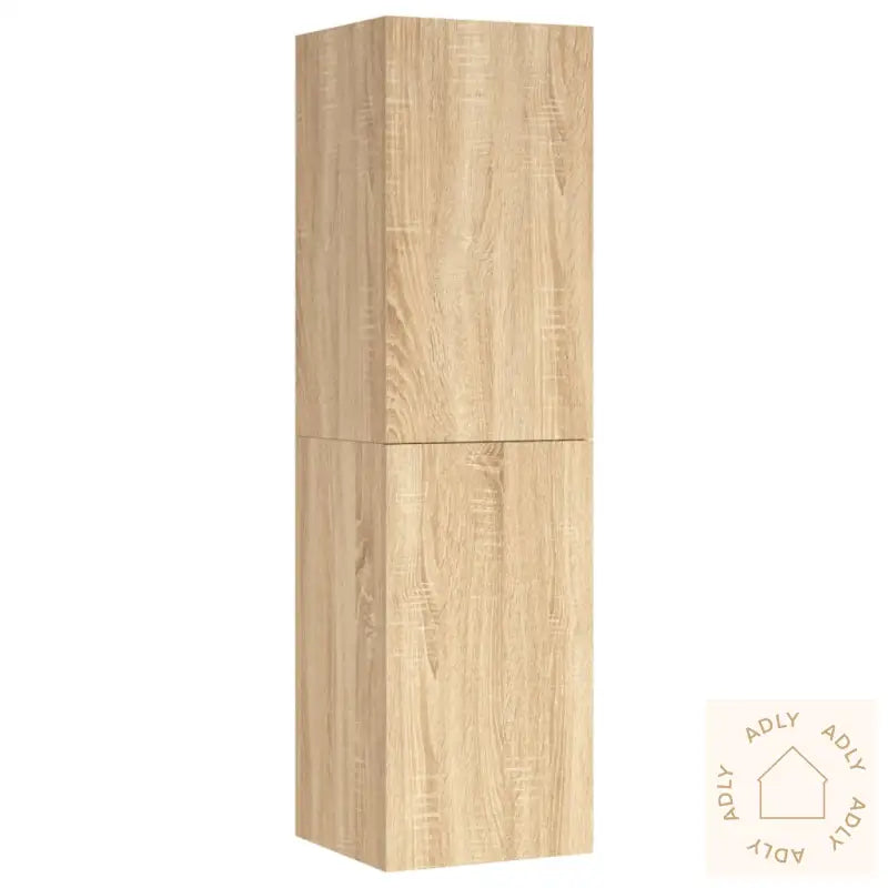 Tv-Benk Sonoma Eik 30,5X30X110 Cm Konstruert Tre