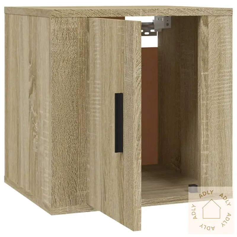 Vegghengt Tv-Benk Sonoma Eik 40X34,5X40 Cm