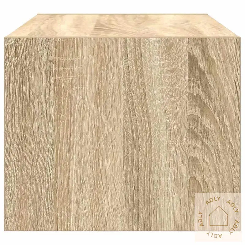 Tv-Benker 2 Stk Sonoma Eik 60X31X25,5 Cm Konstruert Tre