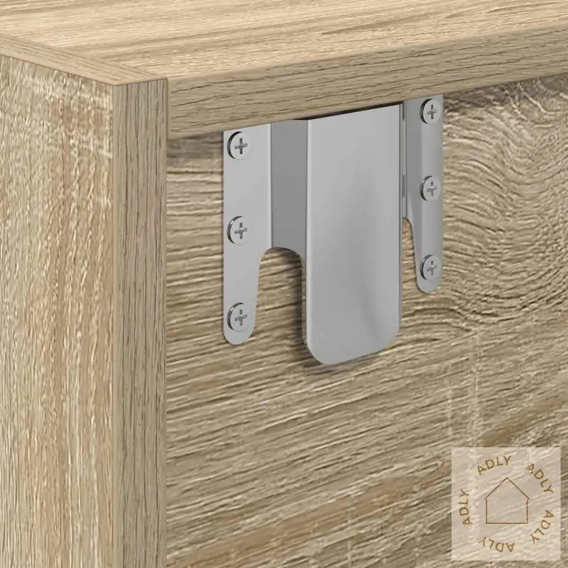 Tv-Benker 2 Stk Sonoma Eik 60X31X25,5 Cm Konstruert Tre