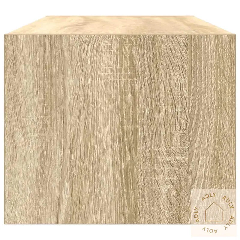 Tv-Benker 2 Stk Sonoma Eik 80X31X25,5 Cm Konstruert Tre