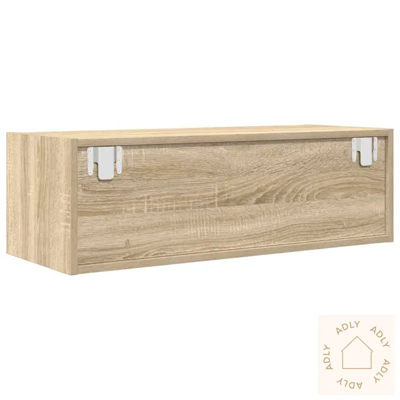 Tv-Benker 2 Stk Sonoma Eik 80X31X25,5 Cm Konstruert Tre