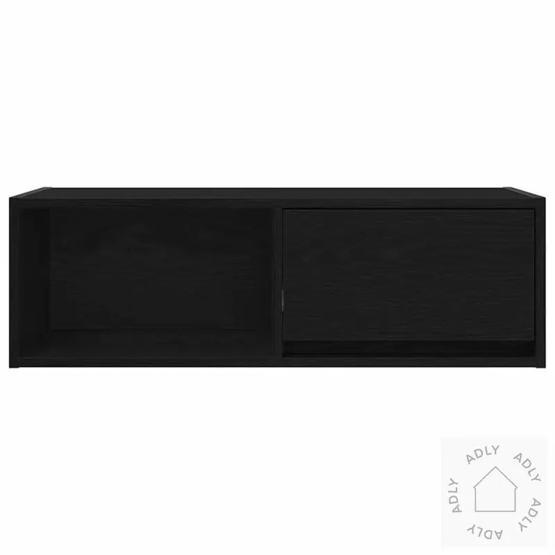 Tv-Benker 2 Stk Svart Eik 80X31X25,5 Cm Konstruert Tre