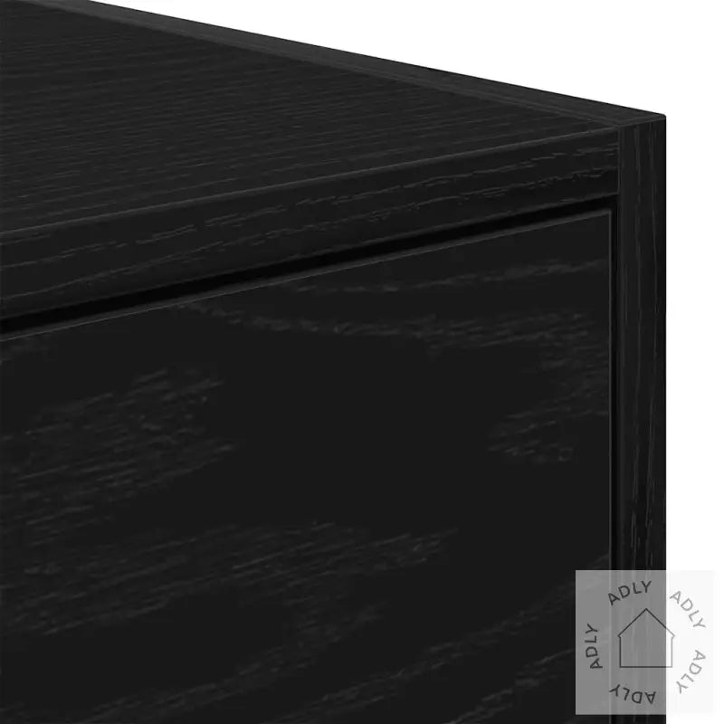 Tv-Benker 2 Stk Svart Eik 60X31X25,5 Cm Konstruert Tre