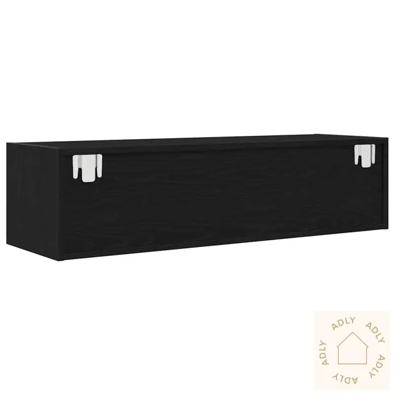 Tv-Benker 2 Stk Svart Eik 100X31X25,5 Cm Konstruert Tre