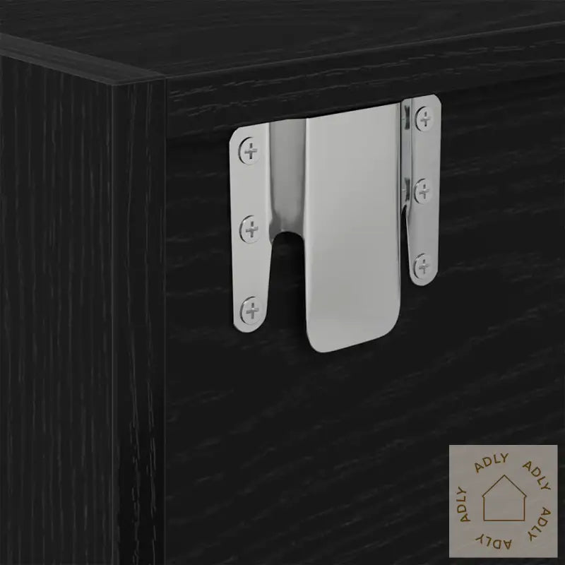 Tv-Benker 2 Stk Svart Eik 80X31X25,5 Cm Konstruert Tre