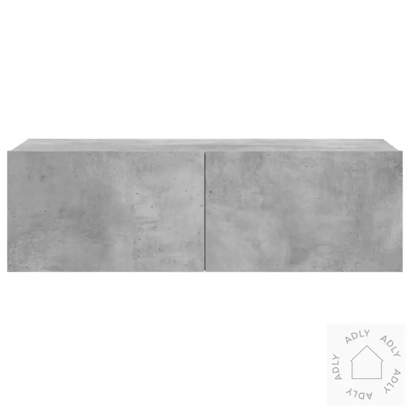 Tv-Benk Betonggrå 100X30X30 Cm Konstruert Tre