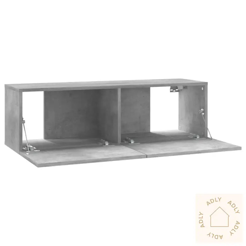 Tv-Benk Betonggrå 100X30X30 Cm Konstruert Tre