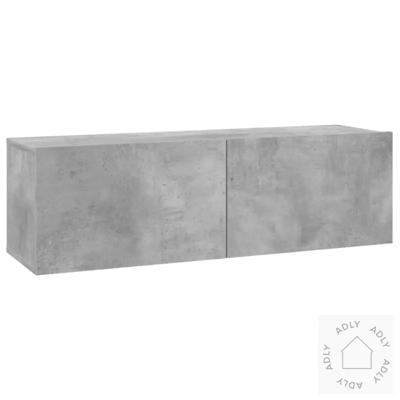 Tv-Benk Betonggrå 100X30X30 Cm Konstruert Tre