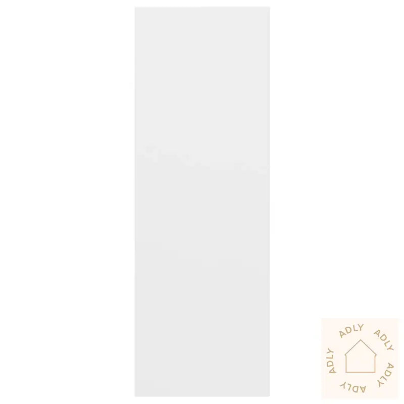 Vegghengt Tv-Benk Hvit 37X37X107 Cm Konstruert Tre