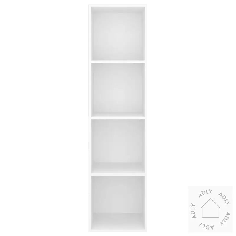 Vegghengt Tv-Benk Hvit 37X37X142,5 Cm Konstruert Tre